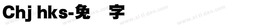 Chj hks字体转换